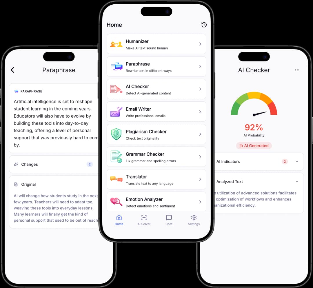 AI Writer app screenshot